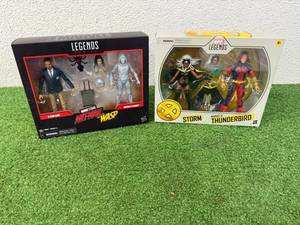 lot 177 image: Marvel Legends Storm, Thunderbird, X-Con Luis & Marvels Ghost
