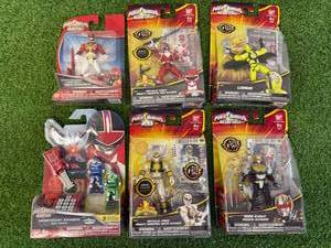 lot 201 image: Power Rangers Figures