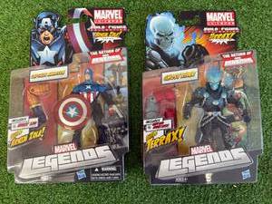 lot 206 image: Marvel Legends Captain America & Ghost Rider