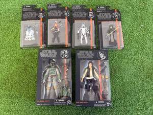 lot 222 image: Star Wars The Black Series Figures