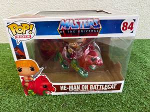 lot 226 image: Funko POP Master of the Universe He-Man on Battlecat