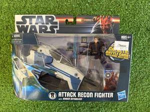 lot 249 image: Star Wars Attack Recon Fighter with Anakin Skywalker