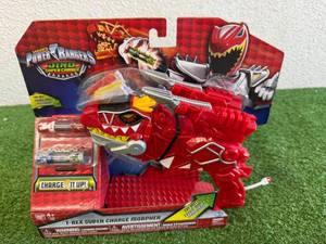 lot 292 image: Power Rangers Dino Supercharge T-Rex Super Charge Morpher