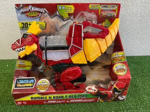 lot 298 image: Power Rangers Dino Charge Rumble N Roar T-Rex Zord