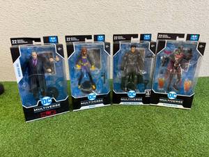 lot 299 image: DC Multiverse The Penguin, Batgirl, Batman Unmasked & Batman Beyond