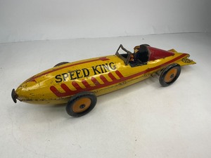MARX Speed King Race Car Tin Toy Wind up