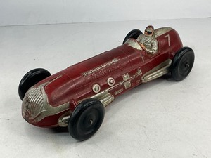 lot 7 image: Large Auburn Rubber Company Toy Indy Race Car