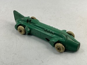 lot 27 image: Lincoln White Metal Works Diecast Green Toy Race Car