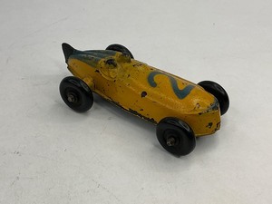 lot 72 image: Sun Rubber Company #3 Two Seater Toy Indy Car - Yellow