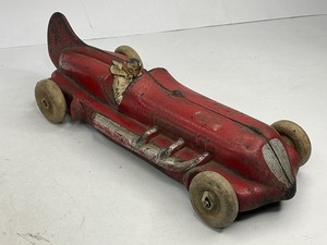 lot 75 image: Arcor Rubber Fishtail Toy Race Car