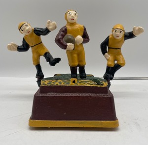 lot 10 image: Cast Iron Calamity Coin Bank