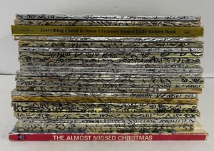 lot 37 image: Large Lot of Vintage Little Golden Books 23 Pieces