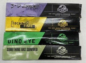 lot 71 image: 1990s Burger King Jurassic Park Collector Watches in Original Boxes