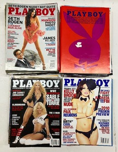 lot 23 image: Lot of Vintage Playboy Magazines Lot of 27