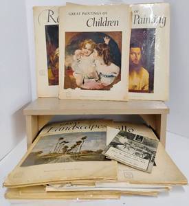 lot 116 image: Large Lot of Masters of Art Books with Full Color Prints