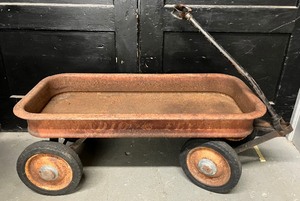 lot 131 image: Vintage Radio Flyer Wagon