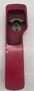 lot 163 image: Vintage Cast Iron Coca-Cola Stainless Steel Cap Catcher Starr Bottle Opener