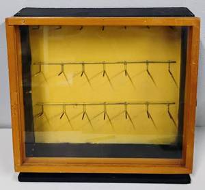 lot 197 image: Vintage Tool Router Bits Store Counter Display Rack Possibly Stanley Tools