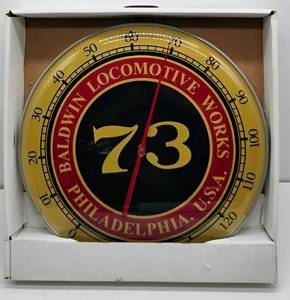 lot 174 image: New in Box Baldwin Locomotive Works Philadelphia USA Thermometer