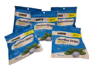 lot 34 image: DG Health - (5) Bags Menthol Drops Severe  Menthol Flavor
