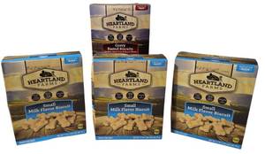 lot 50 image: Heartland Farms - (4) Boxes of Dog Biscuits