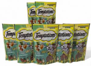 lot 64 image: Temptations - (7) 2 oz bags of  Shakeups Clucky Carnival  treats