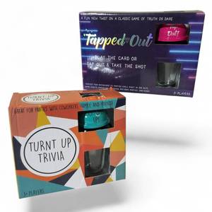 lot 75 image: Game night Games - Turnt UP Trivia and Tapped OUT Games