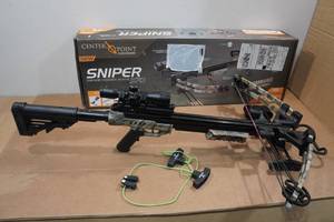 lot 2V image: Center Point Sniper Crossbow Package 370