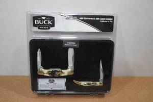 lot 67 image: Buck Knives Toothpick & Canoe Combo Knife Set
