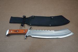 lot 71 image: Kennesaw Co Ridge Runner Carbon Steel Bowie Knife