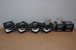 lot 94 image: 6 Lucky Shot 2oz Shot Glasses with Embedded Bullets