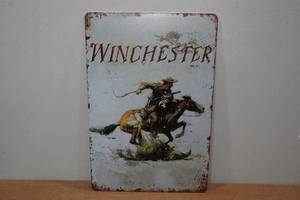lot 105 image: Novelty Metal Sign - Winchester