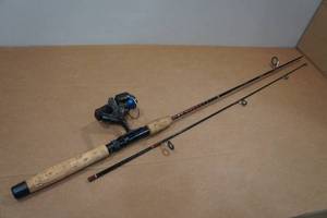 lot 139 image: 2-Piece Browning Medallion Graphite Fishing Pole with Condor Reel