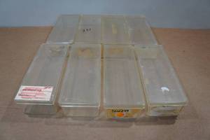 lot 165 image: 8 Plastic Ammo Storage Cases
