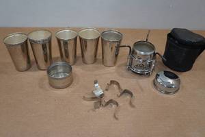 lot 170 image: Assorted Metal Camping Cookware