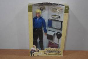 lot 174 image: Vintage Jimmy Houston Outdoor Sportsman 12 Collectible Figure