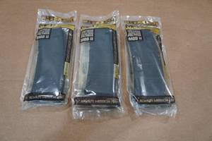 lot 186 image: 3 MFT 30 Round AR-Format Magazines