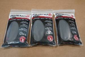 lot 197 image: 3 Amend 2 20 Round AR-Format Magazines