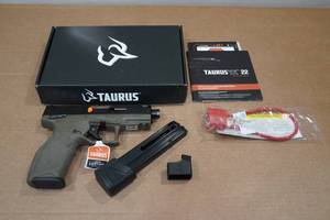 NEW Taurus TX22 TORO Gen 2 .22 LR Semi-Auto Pistol - 2 Magazines