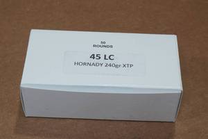 lot 256 image: 50 .45 LC 240 Gr Hornady XTP Ammo