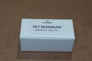 lot 263 image: 50 .357 Magnum 125 Gr Hornady XTP Ammo