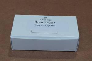 lot 273 image: 50 9mm Luger 147 Gr HP Ammo