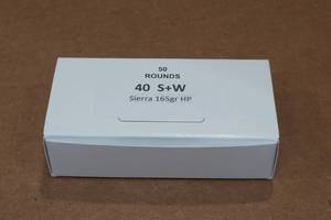 lot 284 image: 50 .40 S&W 165 Gr Sierra HP Ammo