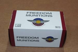 lot 287 image: 50 Freedom Munitions 5.56mm Ammo