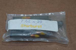 lot 316 image: 10 7.62 x 39mm Starburst Ammo