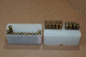 lot 323 image: 18 6.5 x 53R Ammo - 13 Casings