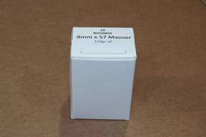 lot 353 image: 20 8mm Mauser 150 Gr SP Ammo