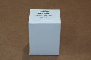 lot 360 image: 20 .303 British 174 Gr Sierra HP Match Ammo