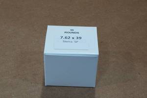 lot 385 image: 30 7.62 x 39mm Sierra SP Ammo