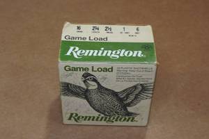 lot 391 image: Remington Game Load 16 Gauge 2-34 6 Shot Shotshells